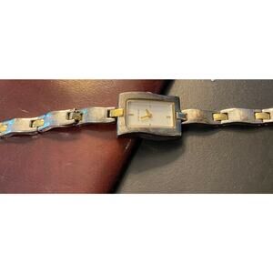Women's 17mm Two Tone Nine West Watch, Bracelet Band